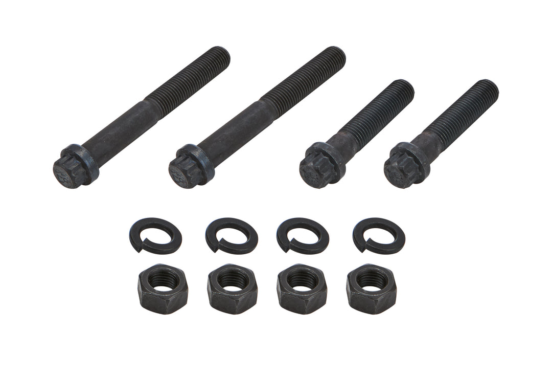 Allstar Spindle Hardware 7/16"-20 Thread Two 3-1/4" Bolts Two 2" Bolts 12 Point Head Lock Kit ALL55963