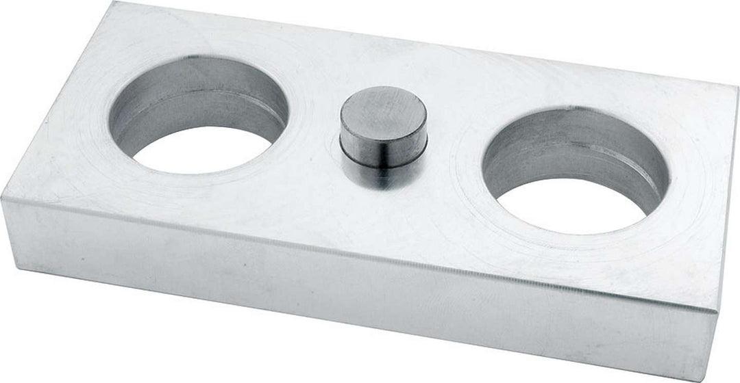 Allstar Leaf Spring Block 0.75" Height 2.5" Width 5" Length 5/8" Diameter Pin Aluminum Natural ALL56060