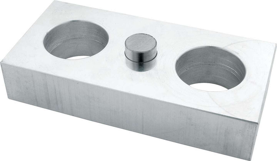 Allstar Leaf Spring Block 1" Height 2.5" Width 5" Length 5/8" Diameter Pin Aluminum Natural ALL56061