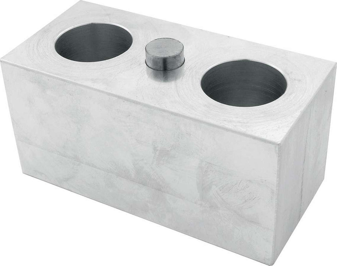 Allstar Leaf Spring Block 2.5" Height 2.5" Width 5" Length 5/8" Diameter Pin Aluminum Natural ALL56064