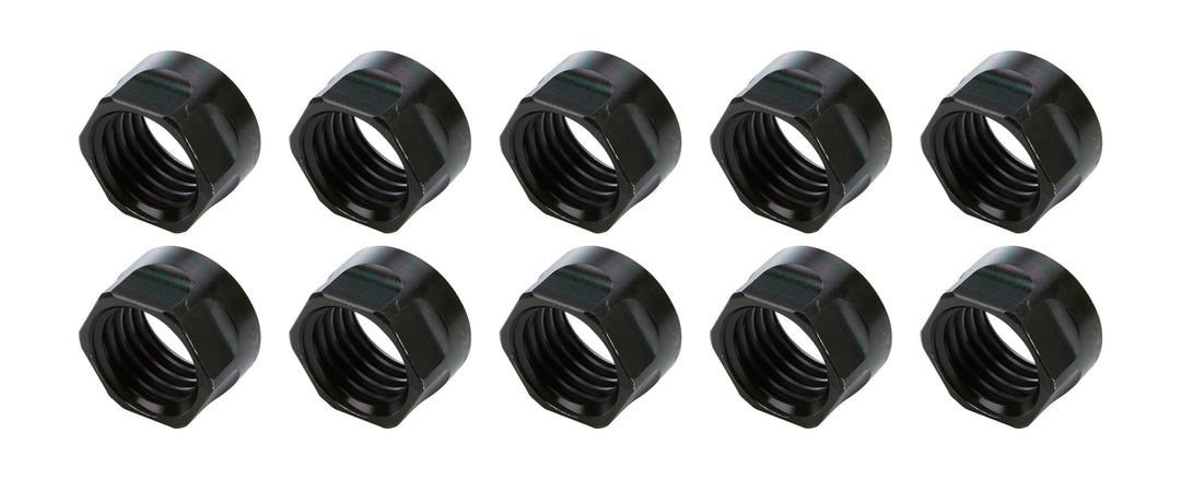 Allstar Nut 1-8" Thread Steel Black Oxide Jack Bolts Set of 10 ALL56068-10