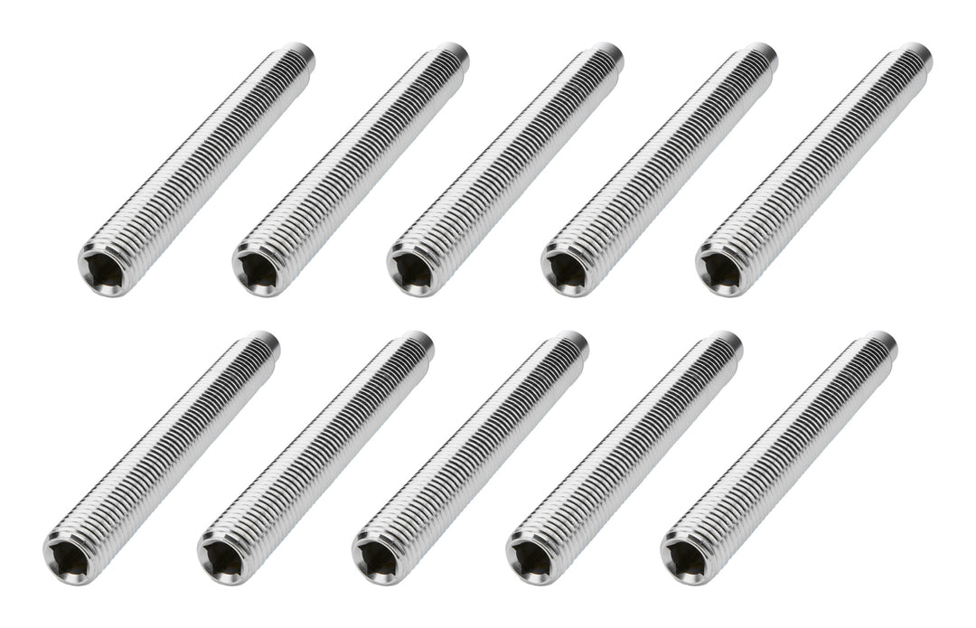 Allstar Jack Bolt 1-8" Thread 8" Steel Cadmium Universal Set of 10 ALL56106-10