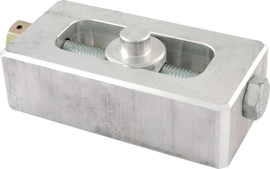 Allstar Leaf Spring Block Adjustable 1.5" Height 2.5" Width 5" Length 5/8" Diameter Pin Aluminum ALL56136