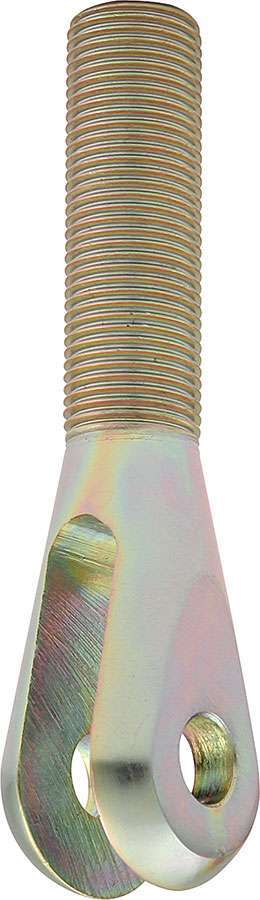 Allstar Rod End Clevis 1/2" Bore 3/4"-16 Right Hand Male Thread 5/16" Slot Steel Cadmium ALL56192
