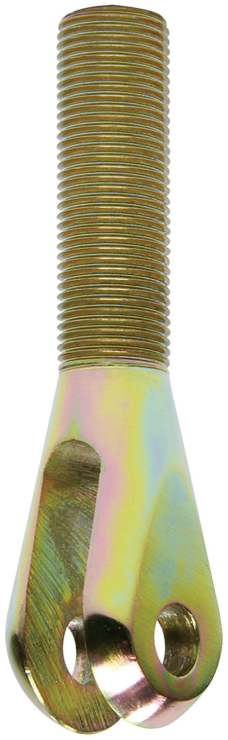 Allstar Rod End Clevis 3/8" Bore 5/8"-18 Right Hand Male Thread 3/8" Slot Steel Cadmium ALL56194