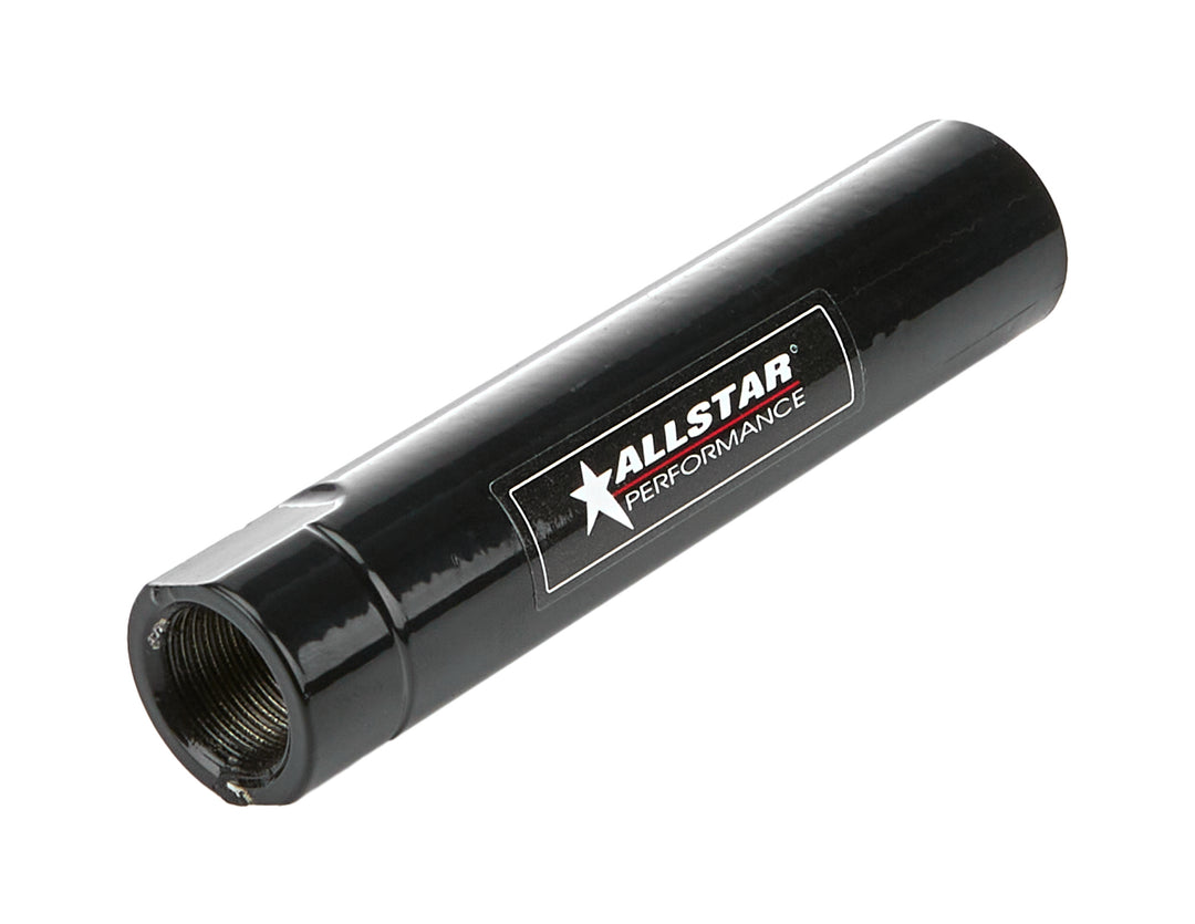 Allstar Suspension Tube 0.875" OD 4" 5/8"-18 Female Thread Steel Black Powdercoat ALL57342