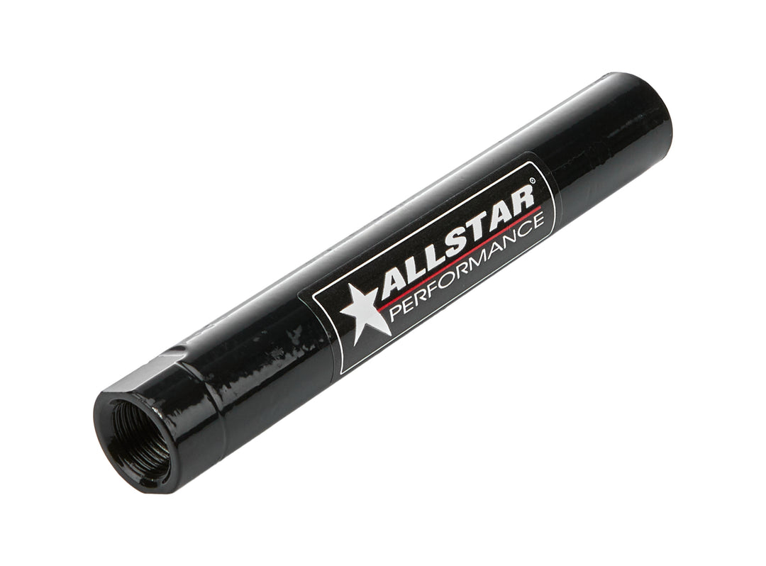 Allstar Suspension Tube 1" OD 6" 3/4"-16 Female Thread Steel Black Powdercoat ALL57446