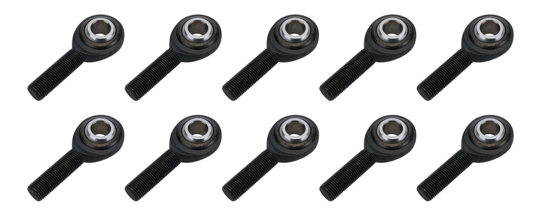 Allstar Rod End Pro Series Spherical 1/2" Bore 1/2"-20 Male Thread Steel Ball Set of 10 ALL58058-10