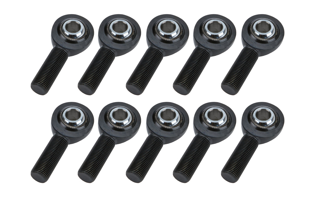 Allstar Rod End Pro Series Spherical 1/2" Bore 5/8"-18 Male Thread Steel Ball Set of 10 ALL58059-10