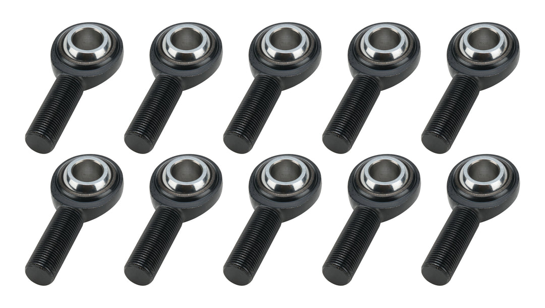 Allstar Rod End Pro Series Spherical 3/4" Bore 3/4"-16 Male Thread Steel Ball Set of 10 ALL58062-10