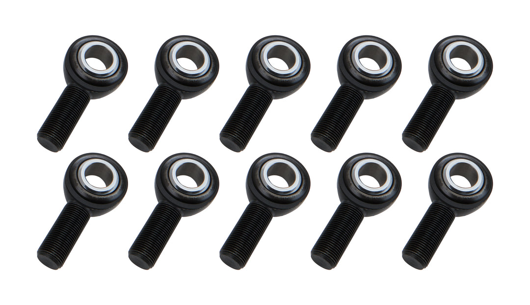 Allstar Rod End Pro Series Spherical 3/4" Bore 3/4"-16 Male Thread Steel Ball PTFE Set of 10 ALL58082-10