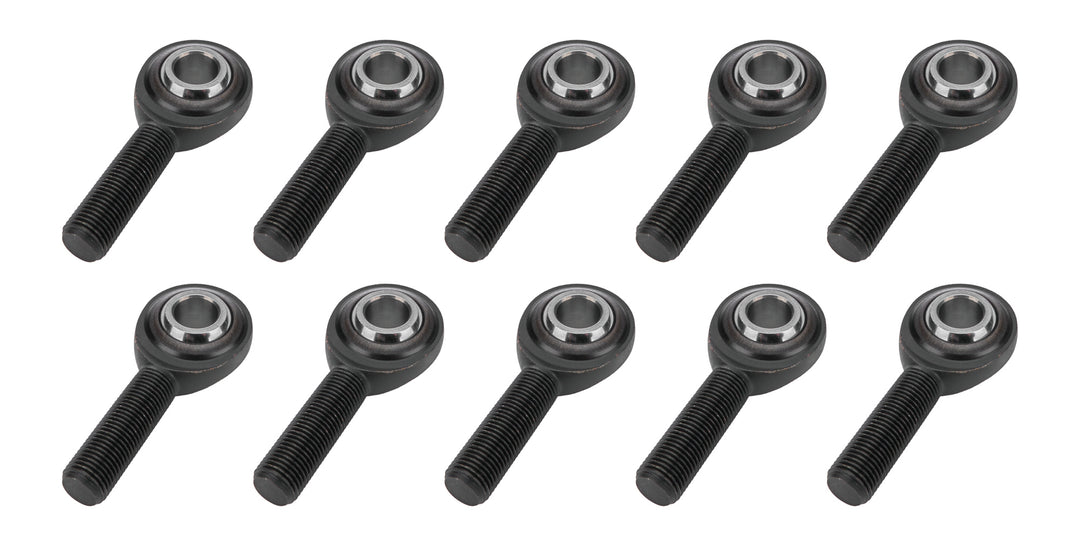 Allstar Rod End Pro Series Spherical 1/2" Bore 1/2"-20 Male Thread PTFE Lined Steel Set of 10 ALL58083-10