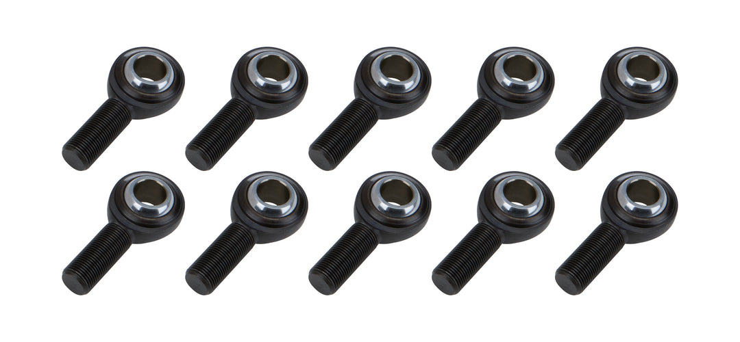 Allstar Rod End Pro Series Spherical 3/4" Bore 3/4"-16 Male Thread Steel Ball PTFE Set of 10 ALL58086-10