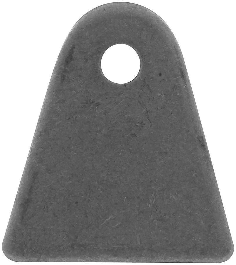 Allstar Chassis Tab Flat 1/4" Mounting Hole 1-5/8" 1/8" Thick Steel Natural Set of 25 ALL60009-25