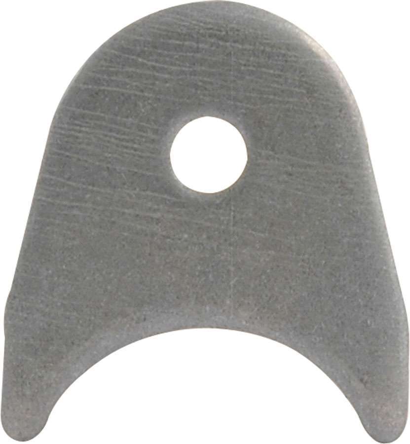 Allstar Chassis Tab Radius 1/4" Mounting Hole 1-1/8" 1/8" Thick Steel Natural Set of 25 ALL60010-25