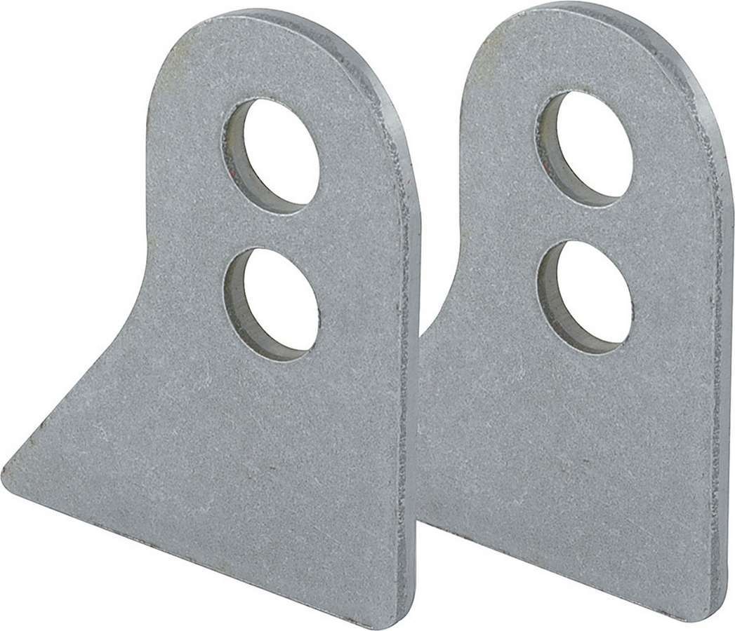 Allstar Control Arm Bracket Upper Weld-On 5/8" Holes 3/16" Thick Steel Natural Pair ALL60025