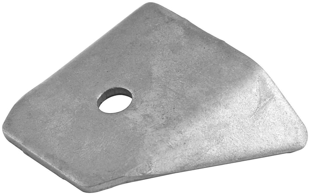 Allstar Chassis Tab Body Brace Flat Gusseted 1-9/16" 1/4" Mounting Hole 0.085" Thick Set of 4 ALL60027