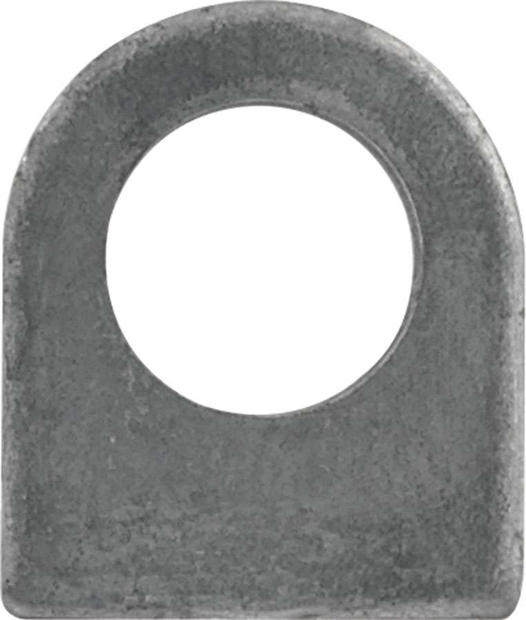 Allstar Brake Line Tab Weld-On 5/8" Mounting Hole 0.125" Thick Steel Natural Set of 25 ALL60030-25