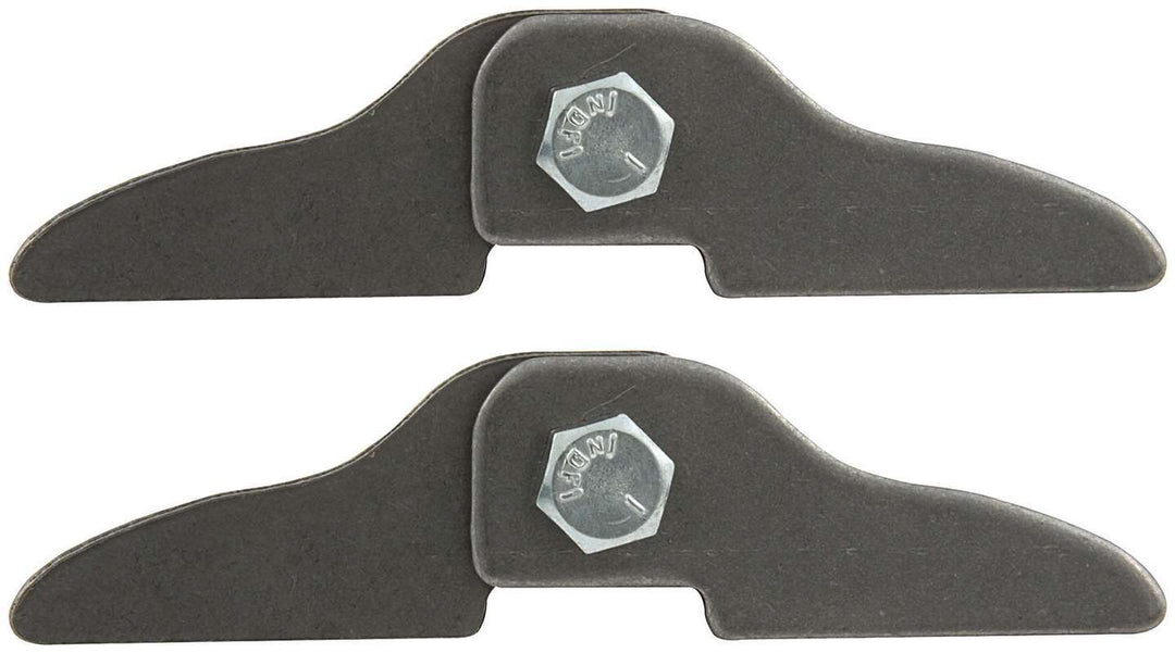 Allstar Header Tab Kit 4 Tabs / 2 Bolt / 2 Lock Nuts Steel Natural Pair ALL60040