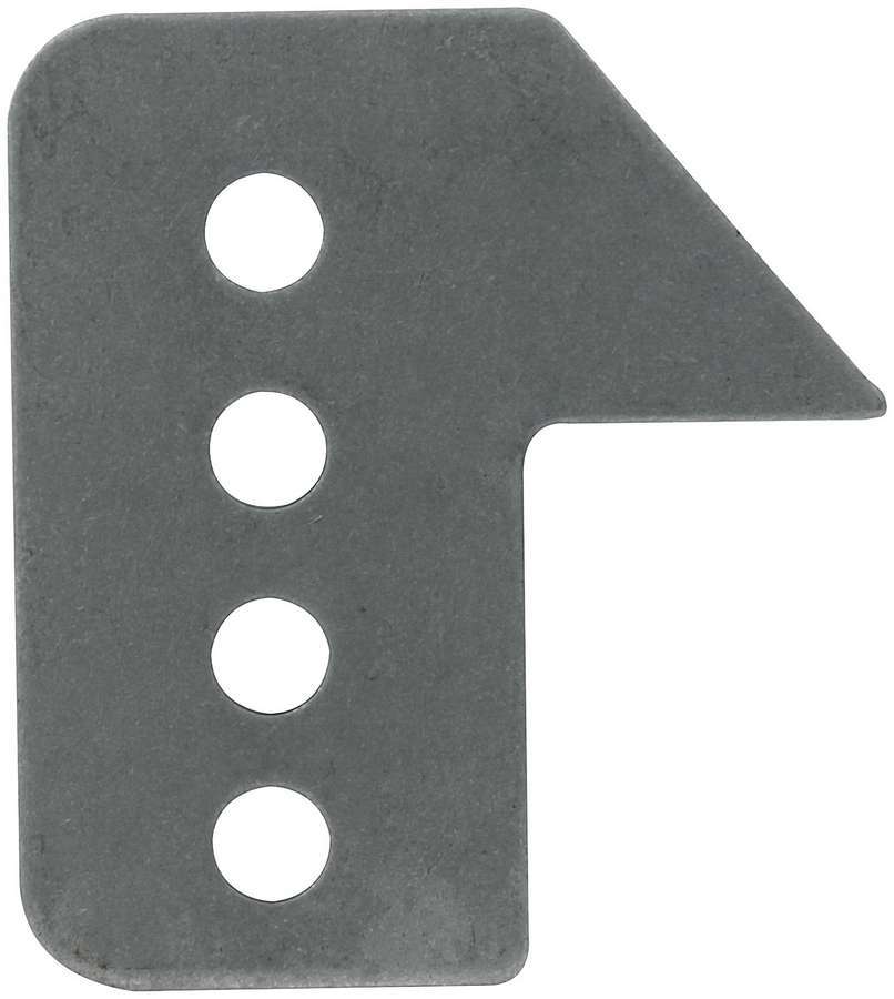 Allstar Trailing Arm Bracket Frame Mount Weld-On Adjustable 5/8" Holes 1/8" Thick Steel Natural ALL60045