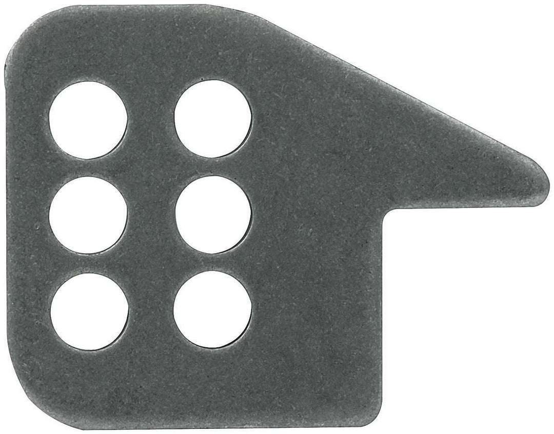 Allstar Trailing Arm Bracket Frame Mount Weld-On Adjustable 5/8" Holes 3/16" Thick Steel Natural ALL60046