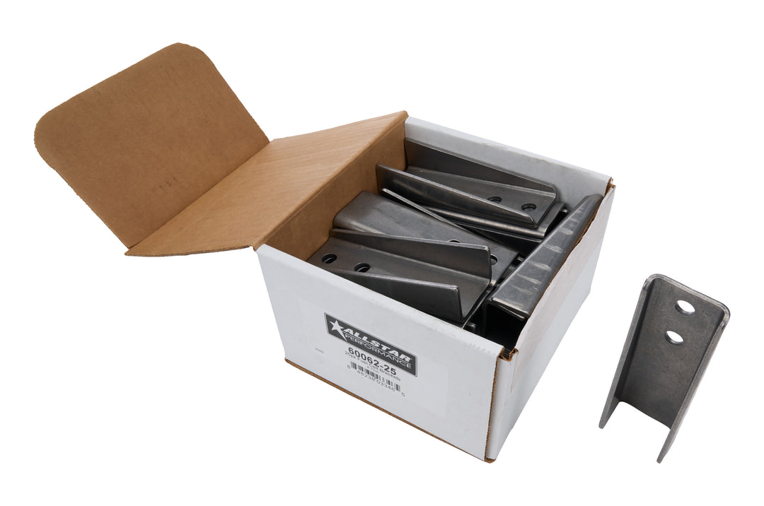 Allstar Fuel Cell Mount Weld-On 0.375" Holes 4.75" Steel Natural Universal Set of 25 ALL60062-25