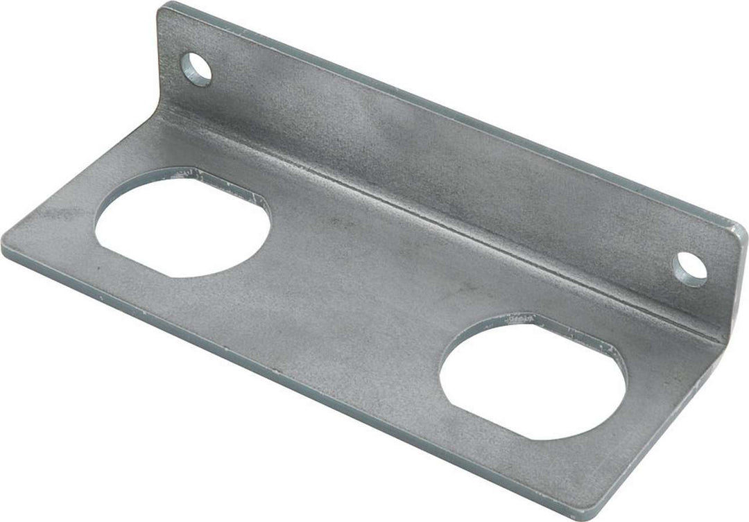 Allstar Charging Post Bracket Remote Two Double D Holes 90 Degree Steel Natural ALL60064