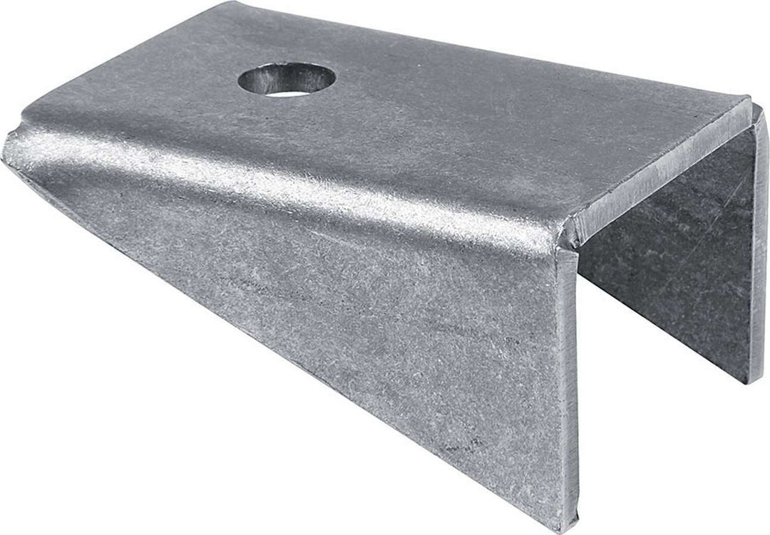 Allstar Chassis Bracket Flat Gusseted 1/2" Mounting Hole 0.188" Thick Steel Natural ALL60068