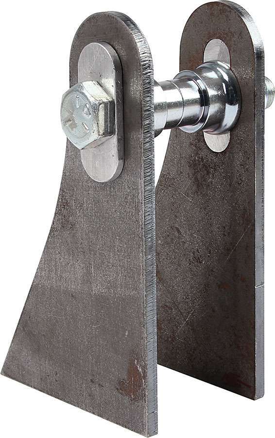 Allstar Control Arm Bracket Upper Weld-On Slots Bushings / Bolts 3/16" Thick Steel Natural Kit ALL60077