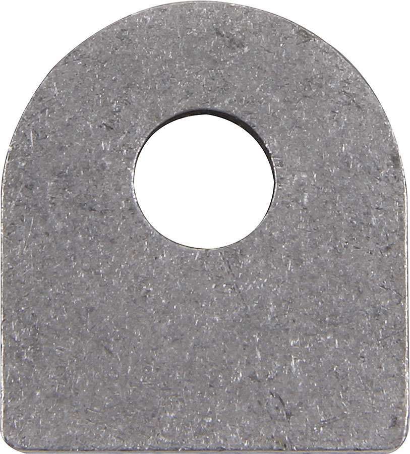 Allstar Chassis Tab Flat 3/8" Mounting Hole 1-1/4" 0.100" Thick Steel Natural Set of 4 ALL60090
