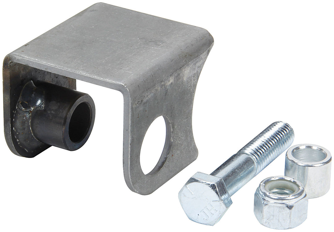 Allstar Shock Mount Short Notched Weld-On Straight Steel Natural Universal Set of 10 ALL60103-10