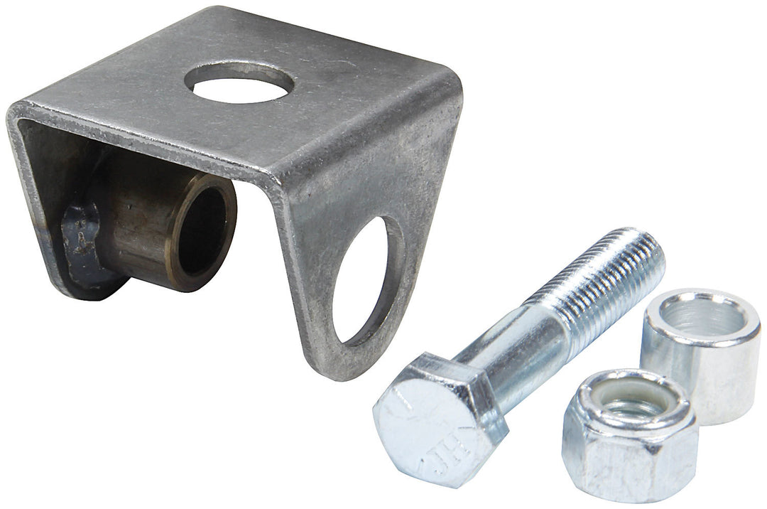 Allstar Shock Mount Wide Weld-On Flat Mount Straight Steel Natural Universal ALL60106
