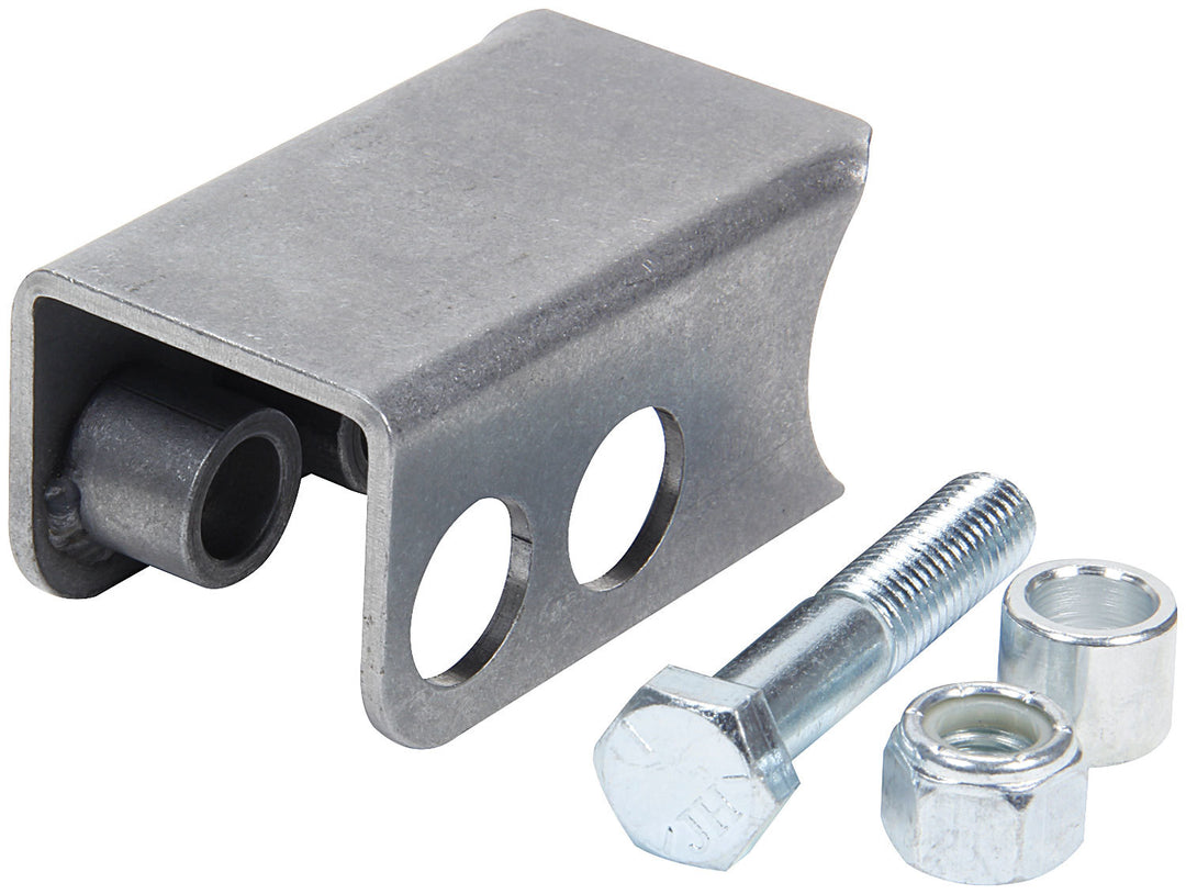 Allstar Shock Mount Long Notched Weld-On Adjustable Straight Steel Natural Universal ALL60112