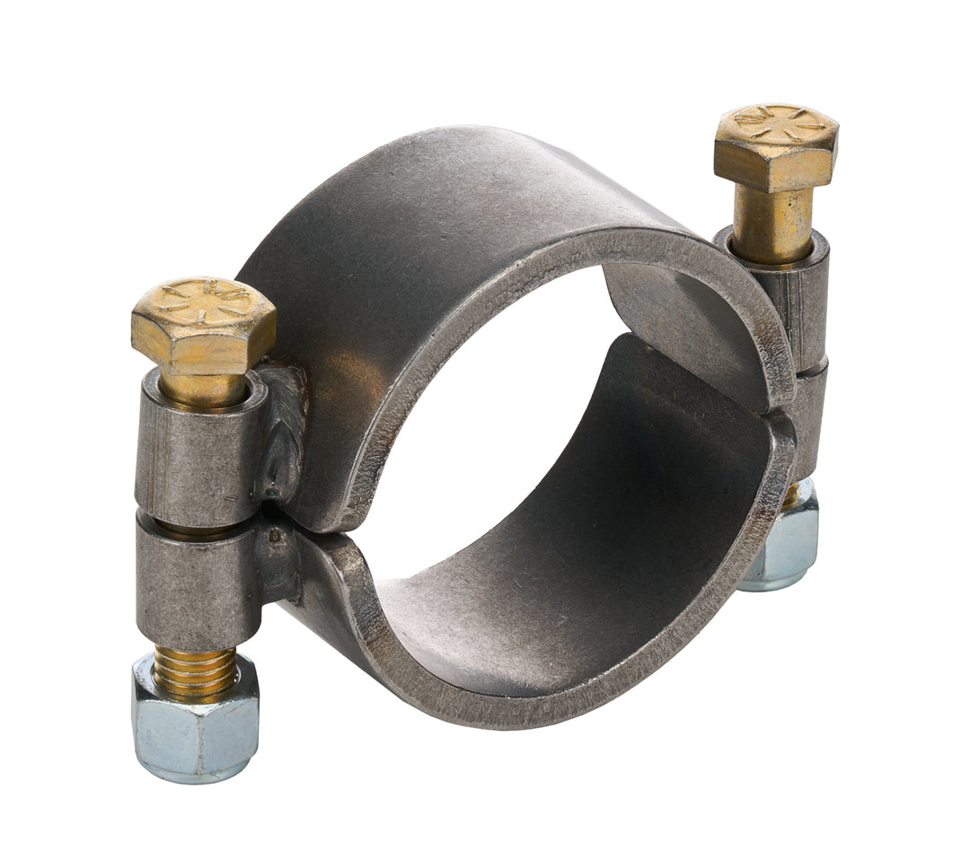 Allstar Clamp-On Ring 2-Piece 3" ID 1-3/4" Wide 2-Bolt Steel Natural ALL60145