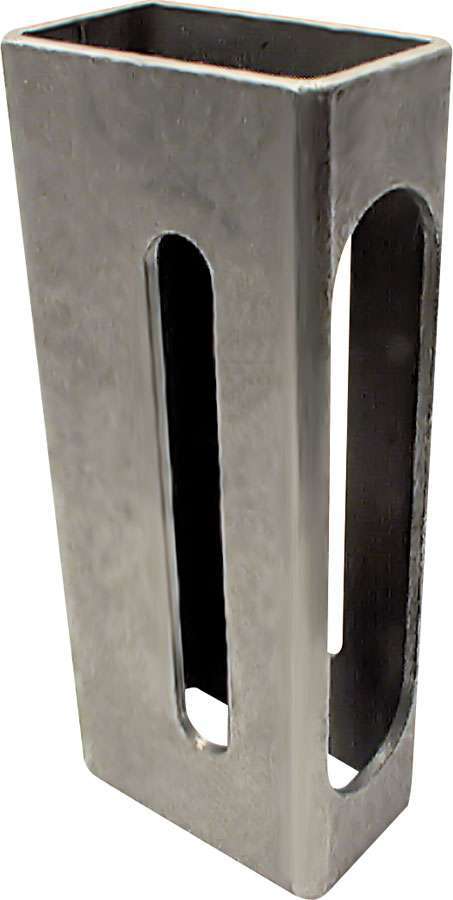 Allstar Trailing Arm Bracket Slider Box Frame Mount Weld-On 1/2" Slot Steel Natural ALL60186