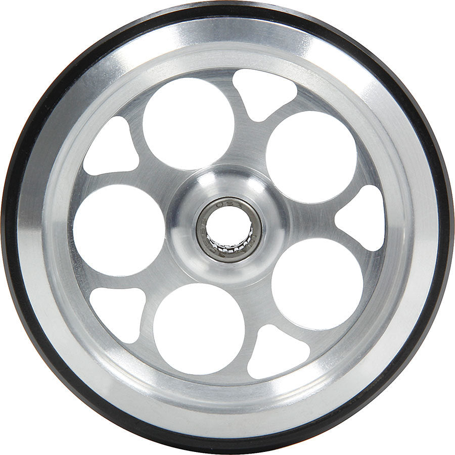 Allstar Wheelie Bar Wheel 5 Hole 3/8" Hole Bearing Included Aluminum / Polyurethane ALL60513