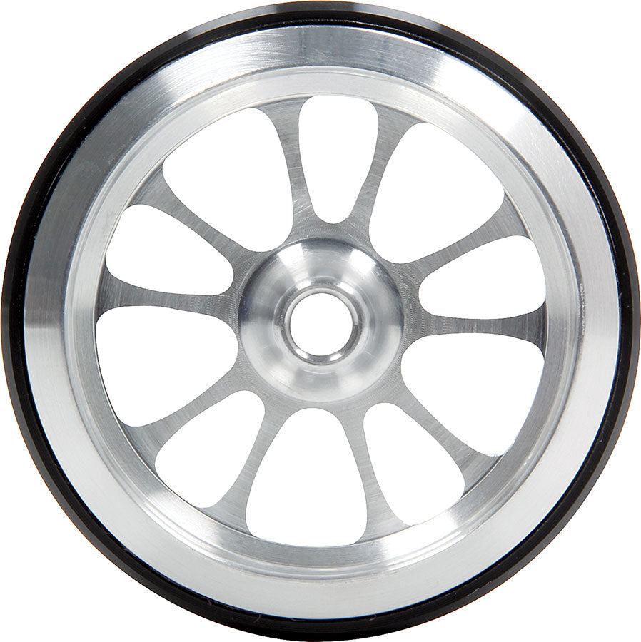 Allstar Wheelie Bar Wheel 10 Spoke 3/8" Hole Aluminum / Polyurethane ALL60514
