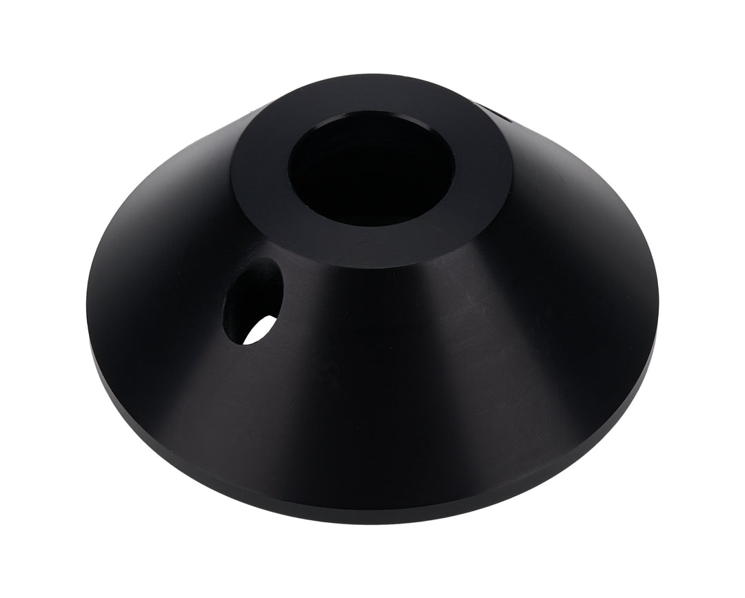 Allstar Coil-Over Spring Seat 2.5" ID Spring 7/8" Center Hole Aluminum Black Anodized ALL64189