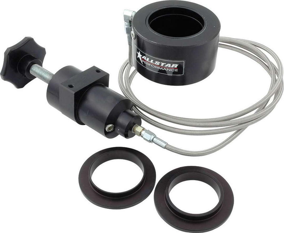 Allstar Coil-Over Spring Adjuster Hydraulic 9 ft Hose Included Aluminum Black Anodized Kit ALL64220