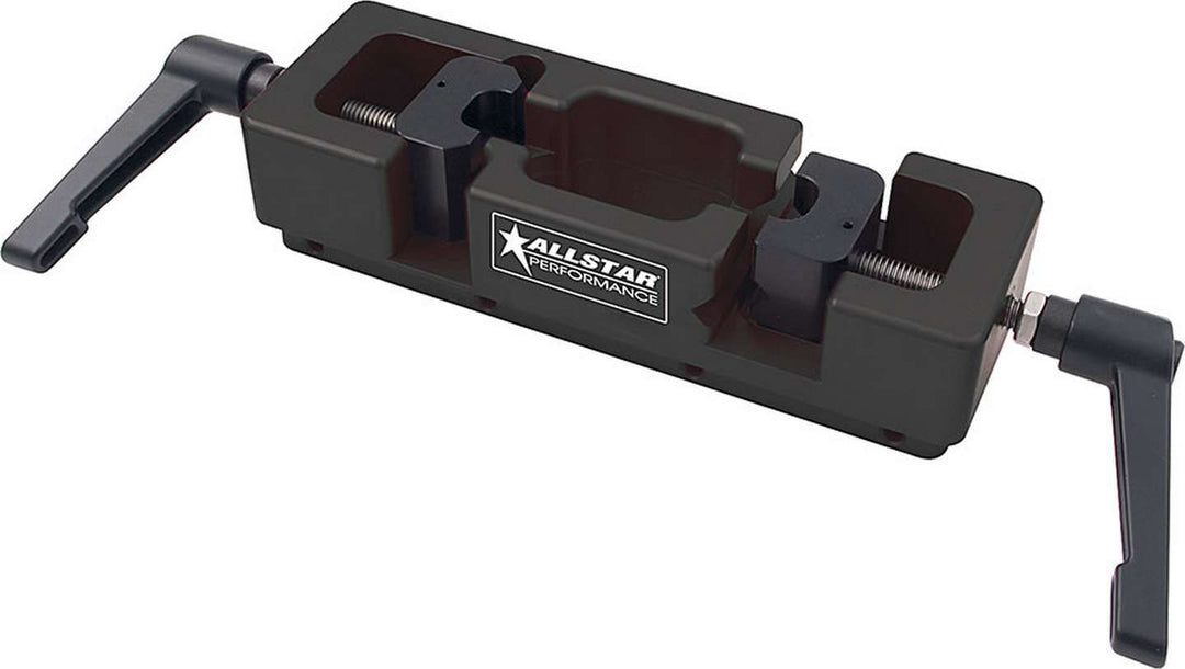 Allstar Shock Work Station Holds Shock Bodies / Shafts Aluminum / Steel Black Anodized / Natural ALL64264