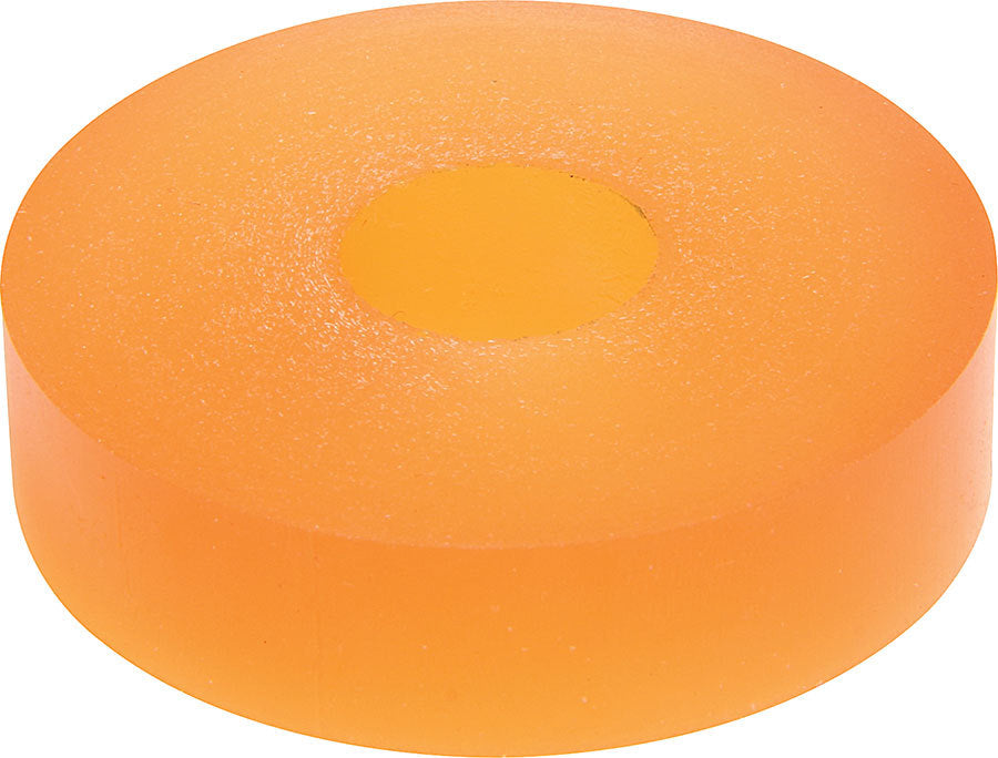 Allstar Bump Stop Puck 2.1" OD 0.625" ID 0.5" Tall Shock Mount 55 Durometer Urethane Orange ALL64333