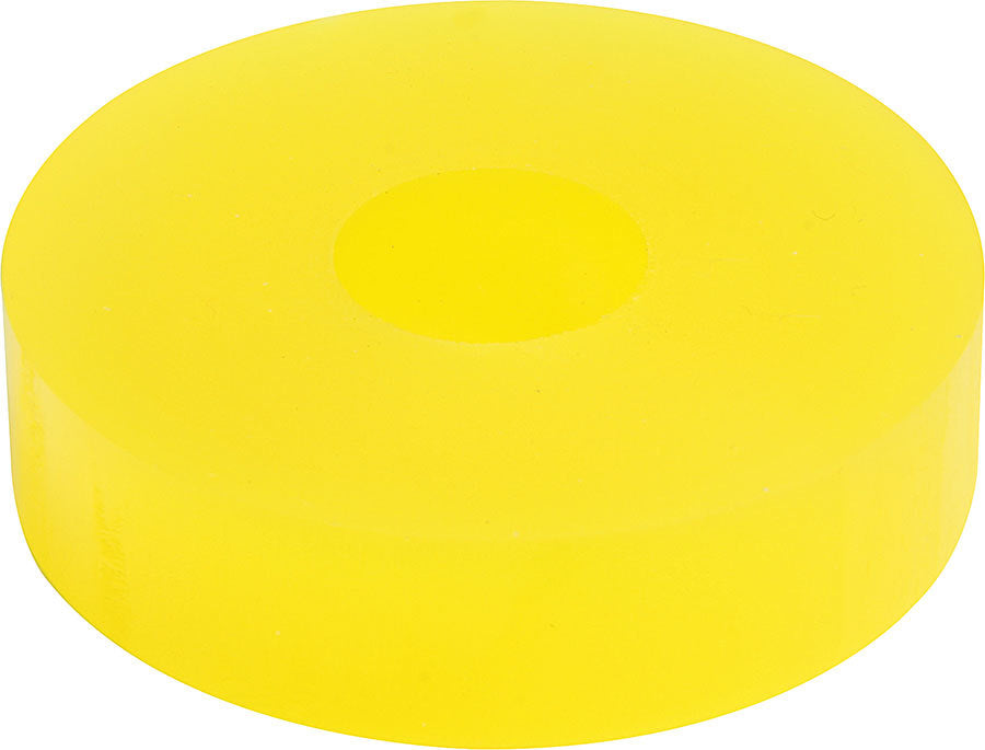 Allstar Bump Stop Puck 2.1" OD 0.625" ID 0.5" Tall Shock Mount 75 Durometer Urethane Yellow ALL64344