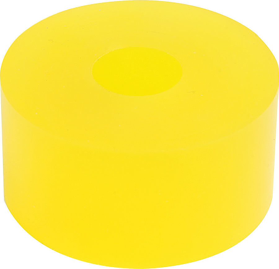 Allstar Bump Stop Puck 2.1" OD 0.625" ID 1" Tall Shock Mount 75 Durometer Urethane Yellow ALL64346