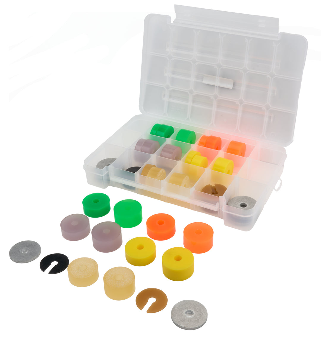 Allstar Bump Stop Pucks / Backing Washers / Shims Included Carry Case Kit ALL64360