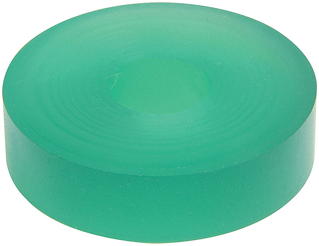Allstar Bump Stop Puck 2" OD 0.5" ID 0.5" Tall Shock Mount 50 Durometer Polyurethane Green 14 mm ALL64370