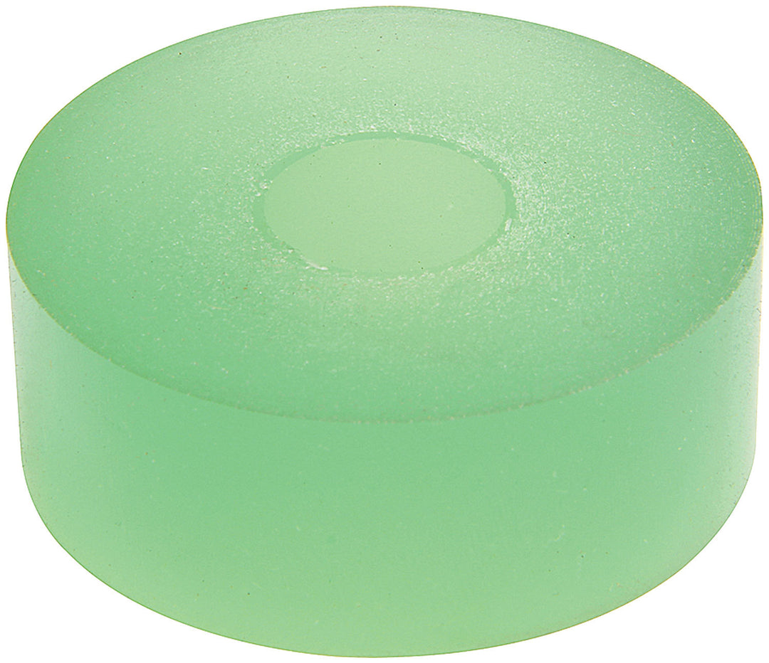 Allstar Bump Stop Puck 2" OD 0.5" ID 0.75" Tall Shock Mount 50 Durometer Polyurethane Green ALL64371