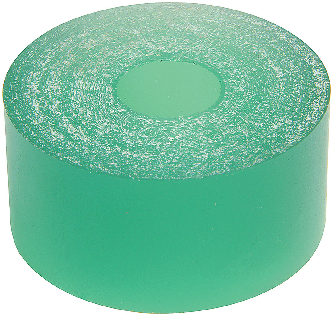 Allstar Bump Stop Puck 2" OD 0.5" ID 1" Tall Shock Mount 50 Durometer Polyurethane Green 14 mm ALL64372