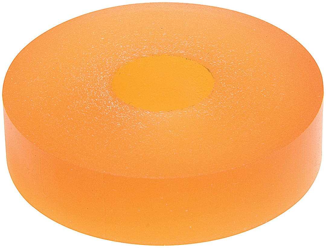 Allstar Bump Stop Puck 2" OD 0.5" ID 0.5" Tall Shock Mount 55 Durometer Polyurethane Orange ALL64373