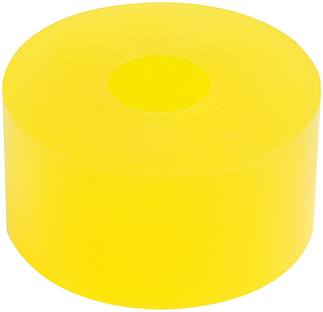 Allstar Bump Stop Puck 2" OD 0.5" ID 1" Tall Shock Mount 75 Durometer Polyurethane Yellow 14 mm ALL64386