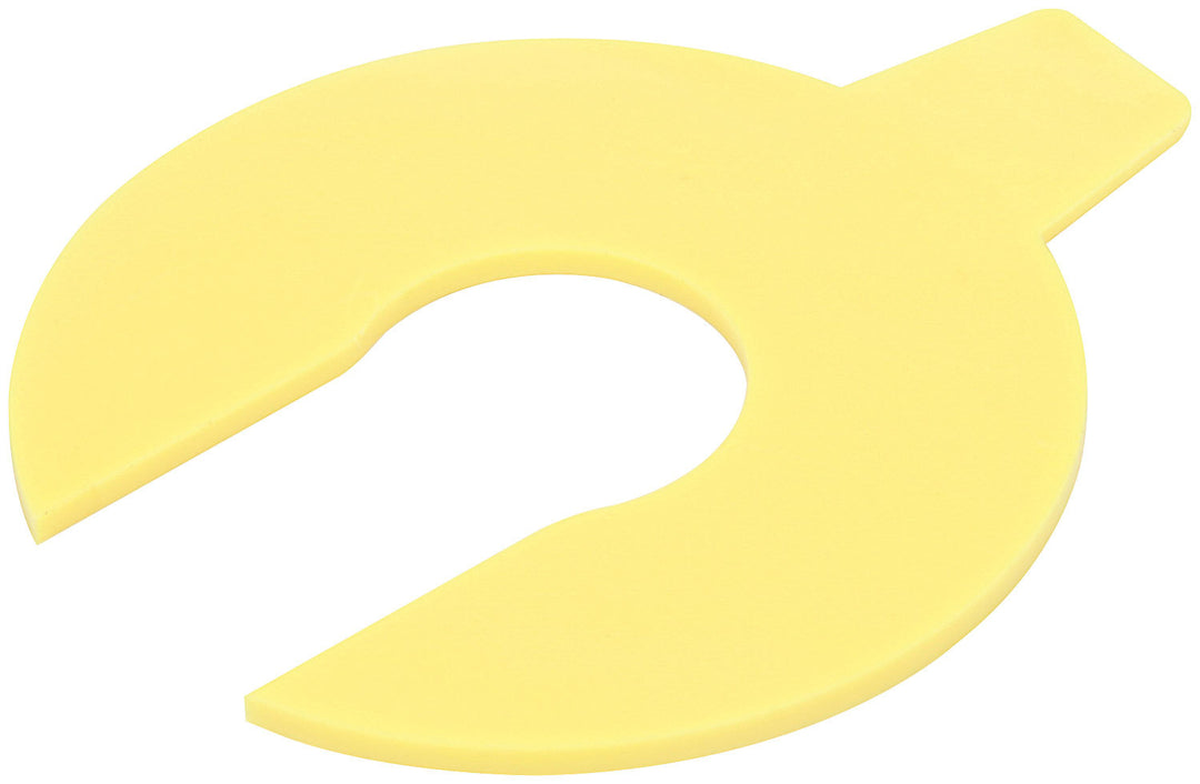 Allstar Shock Shim U-Shaped 1/16" Thick Plastic Yellow 14 mm Shocks Set of 25 ALL64410-25